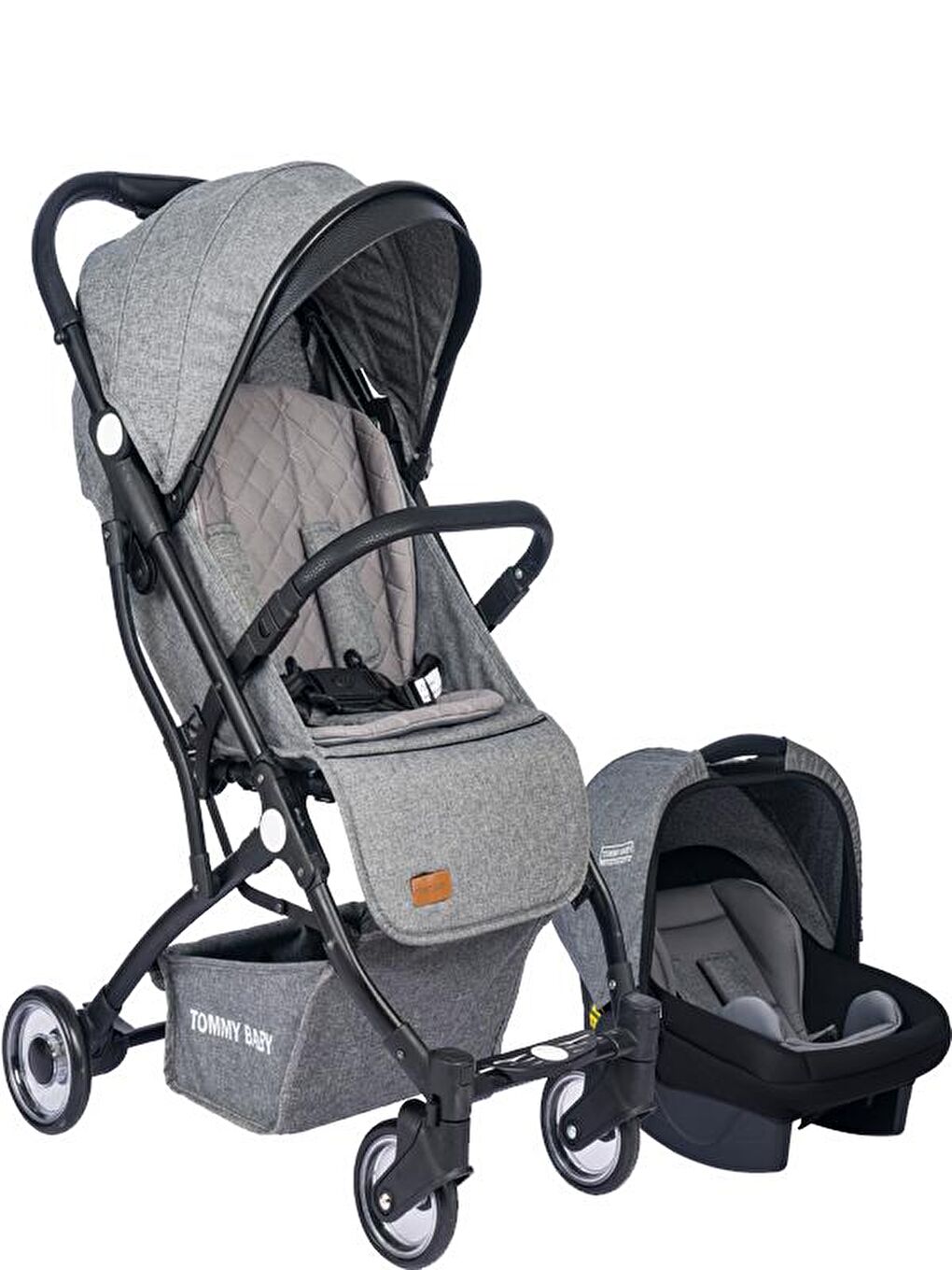 Mia Kabin Travel Bebek Arabası Black Kabin Boy