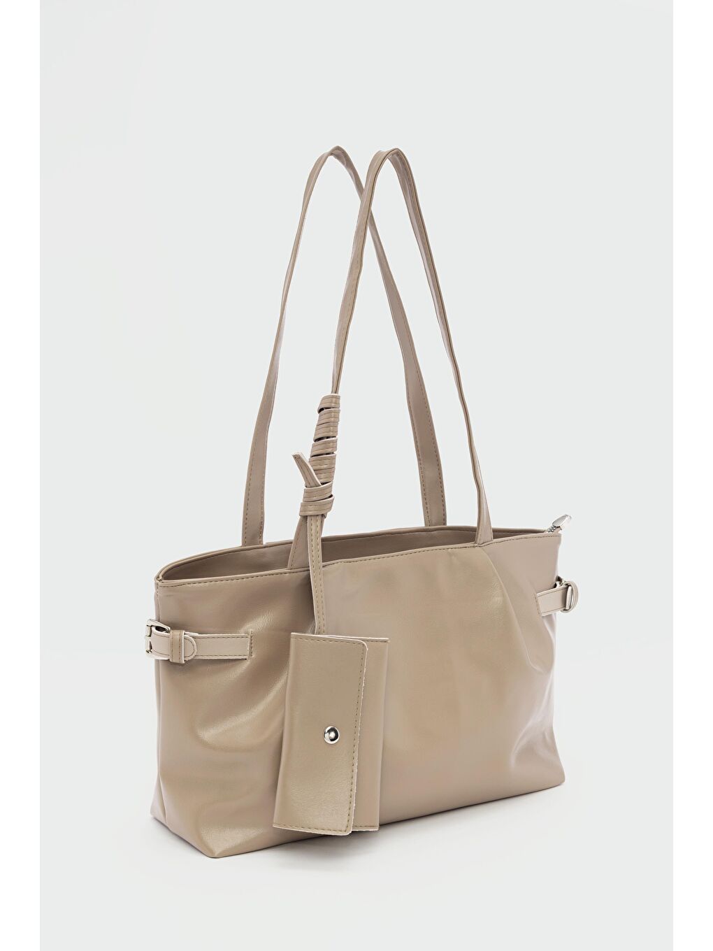 Bybo Vintage Omuz Çantası Bej-3