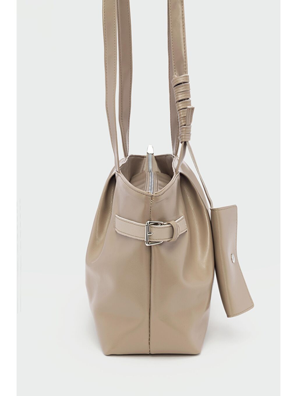 Bybo Vintage Omuz Çantası Bej-4