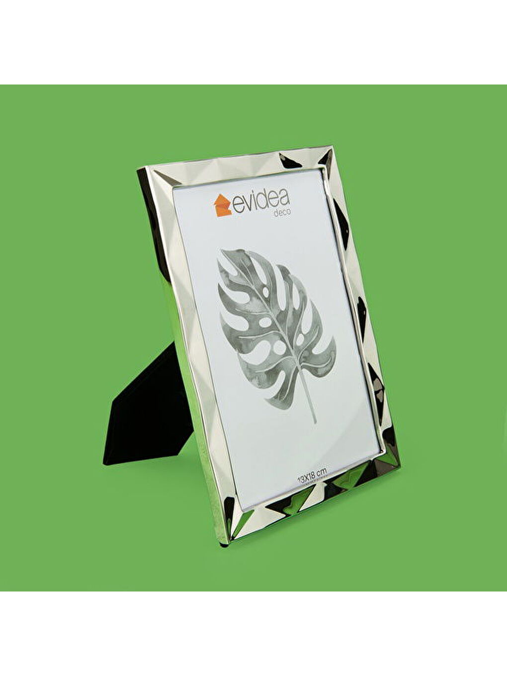 Gri Deco Sorrento Fotoğraf Çerçevesi - Silver - 13x18 cm-1