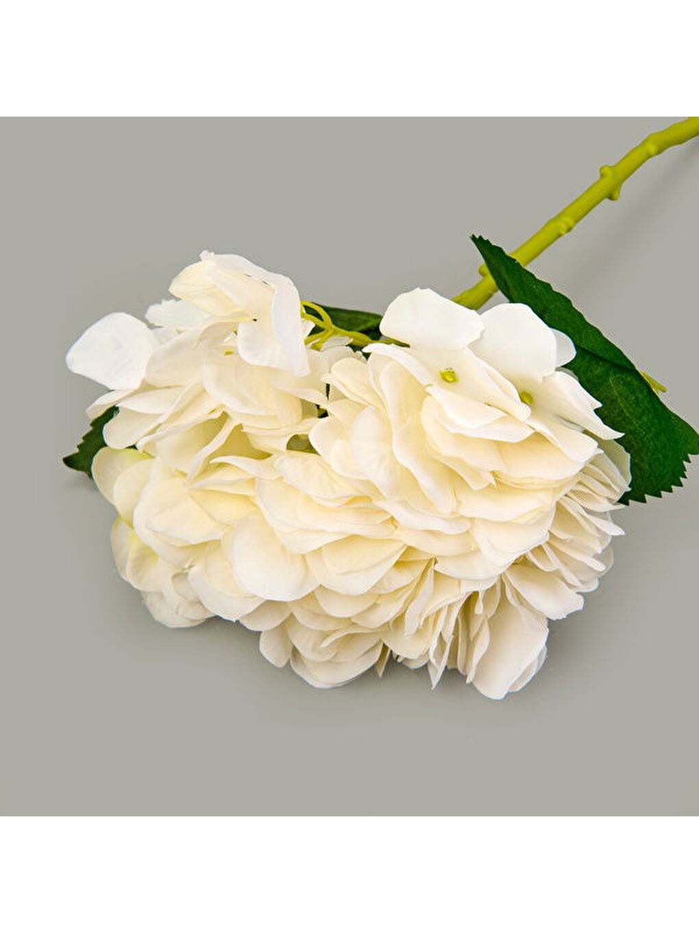 Ekru Deco Ortanca Dal Çiçek - Krem - 37 cm-1