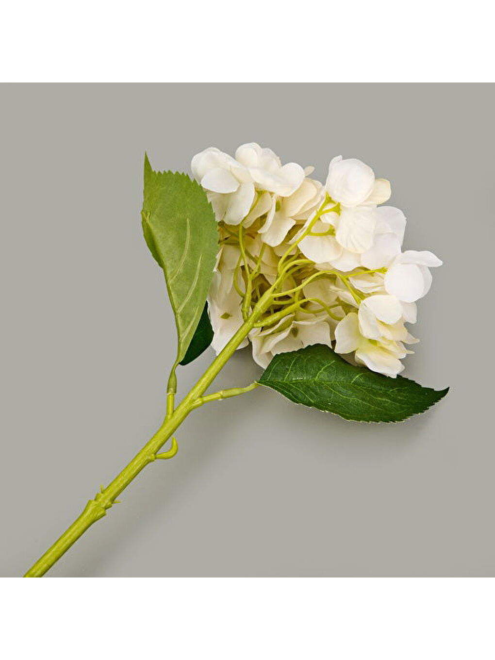 Ekru Deco Ortanca Dal Çiçek - Krem - 37 cm-2