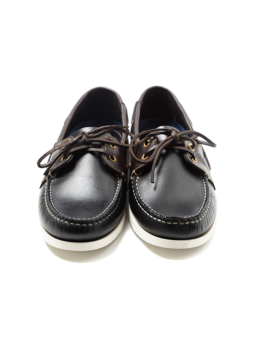 Siyah Erkek Oxford ( Klasik) AG- 20060-B2 PULLUP SIYAH + PULLUP KAHVE YAKA 969 BEYAZ-1