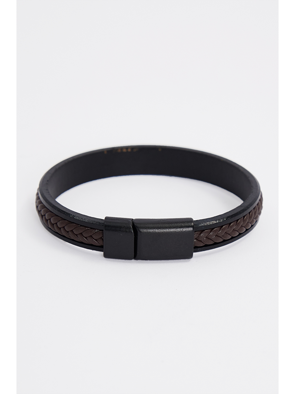 Lacivert Erkek Hakiki Deri Bileklik-2