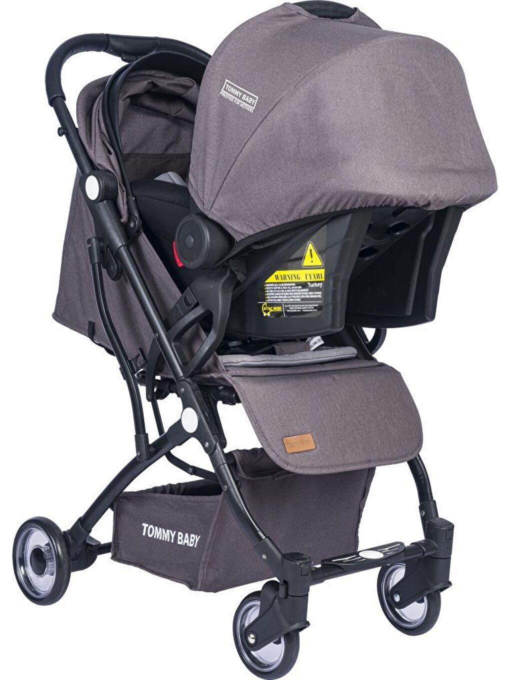 Mia Kabin Travel Bebek Arabası Black Kabin Boy-3