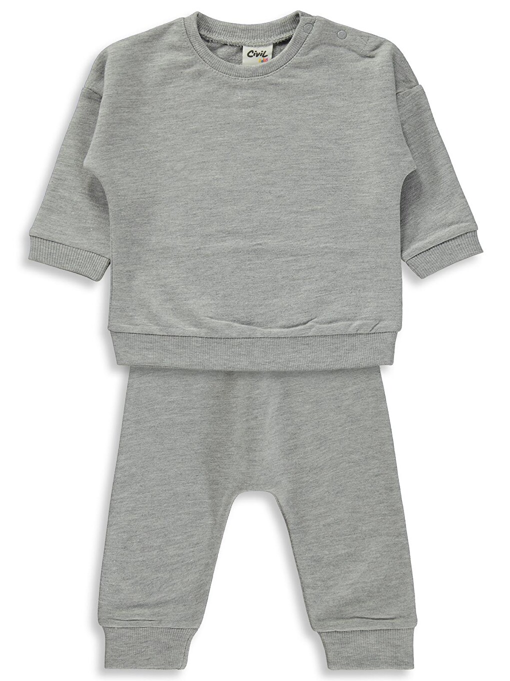 Baby Basic 6-18 Ay Takım - Gri