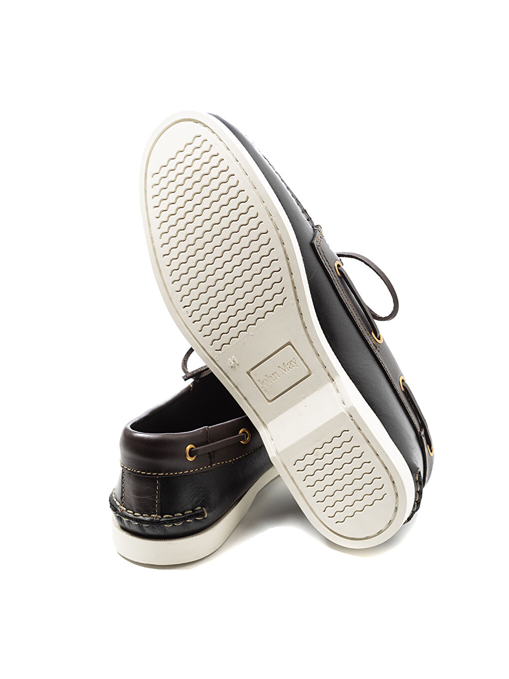 Siyah Erkek Oxford ( Klasik) AG- 20060-B2 PULLUP SIYAH + PULLUP KAHVE YAKA 969 BEYAZ-4