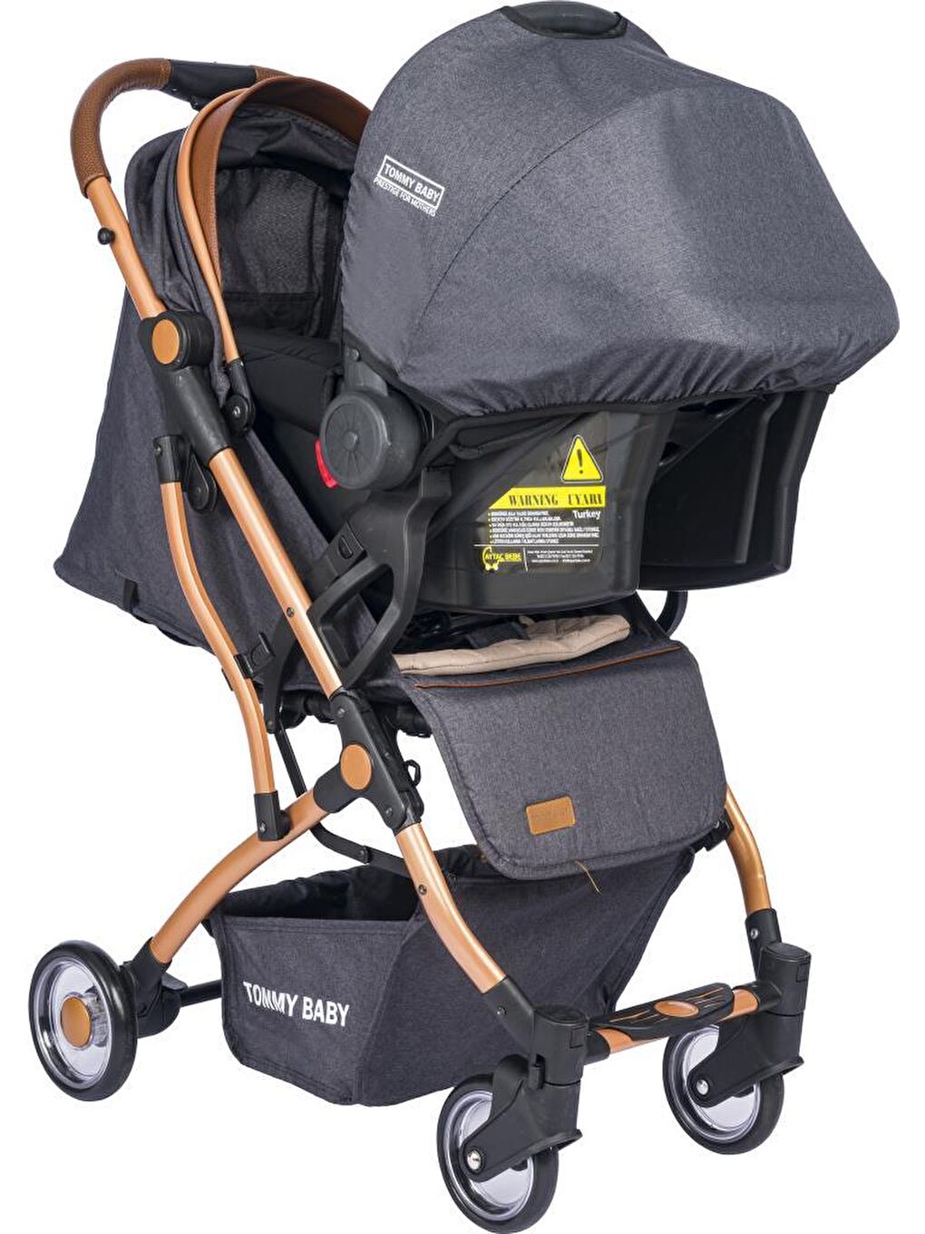 Mia Kabin Travel Bebek Arabası Gold Kabin Boy-3