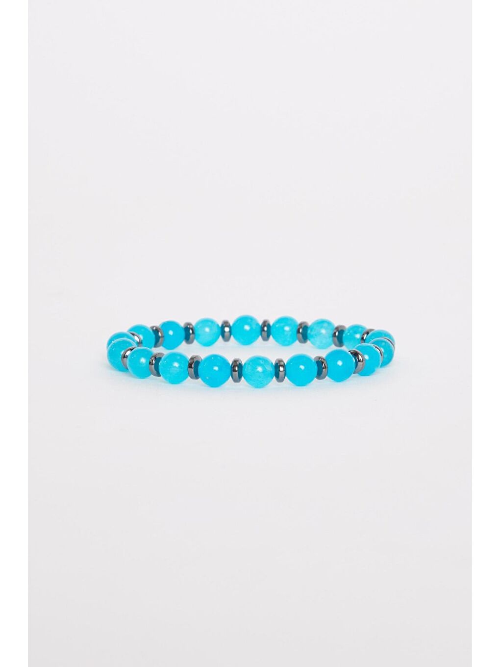 Unisex Doğal Taş Turkuaz Bileklik-1