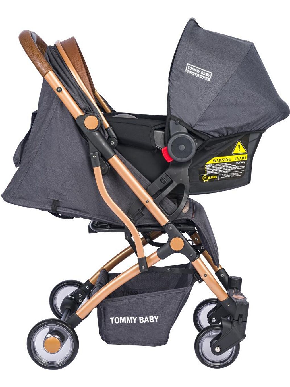 Mia Kabin Travel Bebek Arabası Gold Kabin Boy-4