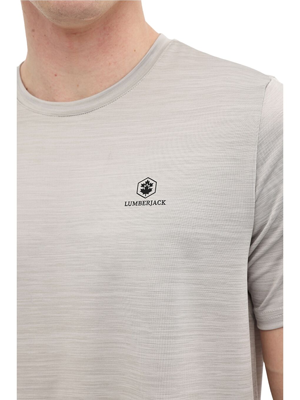 MB CT1328 MLN T-SH 6FX Gri Erkek Kısa Kol T-Shirt-3