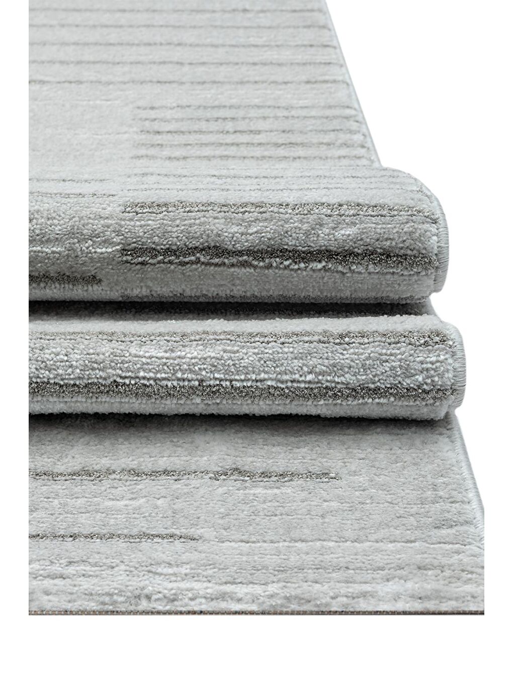 Gri Claude 1635 Modern Dokuma Halı Yumuşak İplikli-100x200-1