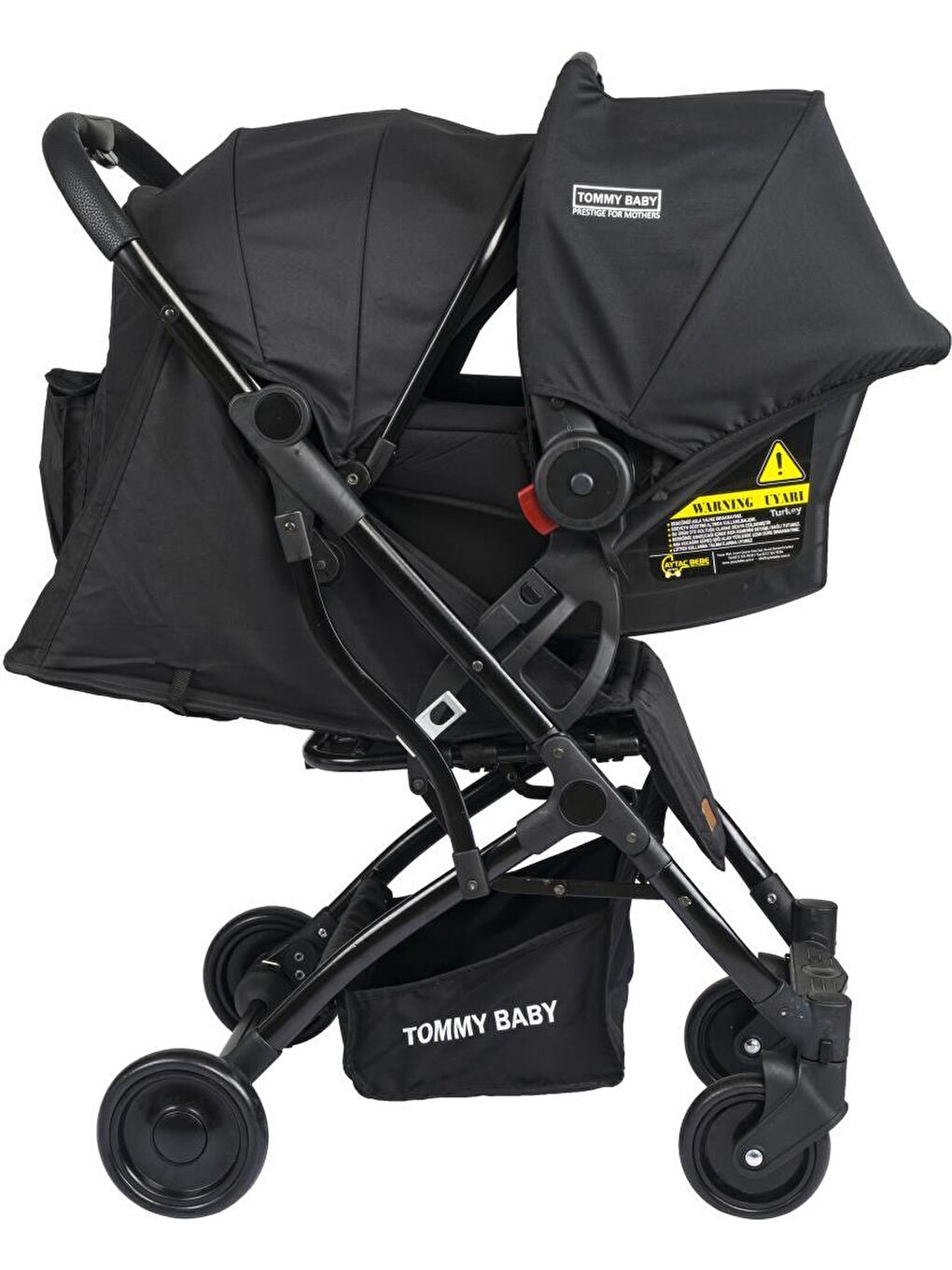 Mia Kabin Travel Bebek Arabası Black Kabin Boy-3