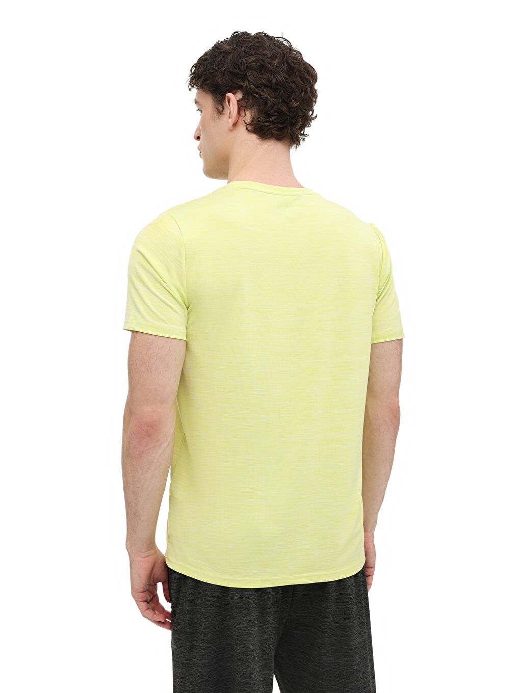 Karışık MB CT1328 MLN T-SH 6FX Sarı Erkek Kısa Kol T-Shirt-1