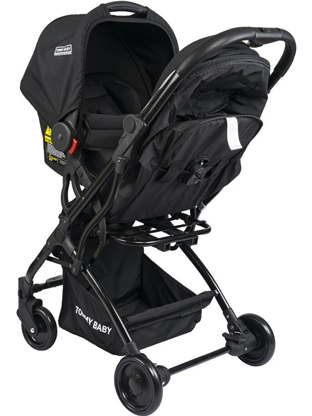 Mia Kabin Travel Bebek Arabası Black Kabin Boy-5