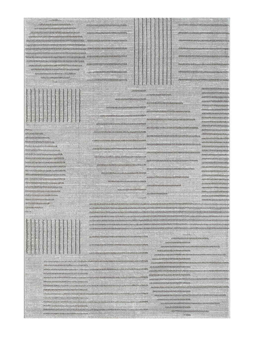 Gri Claude 1635 Modern Dokuma Halı Yumuşak İplikli-100x200-4