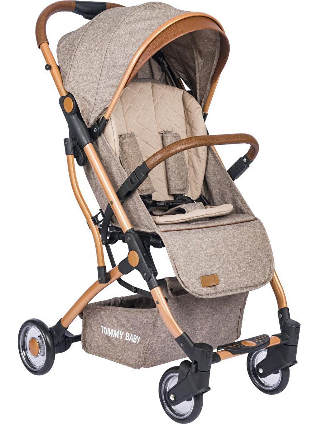 Mia Kabin Travel Bebek Arabası Gold Kabin Boy-2