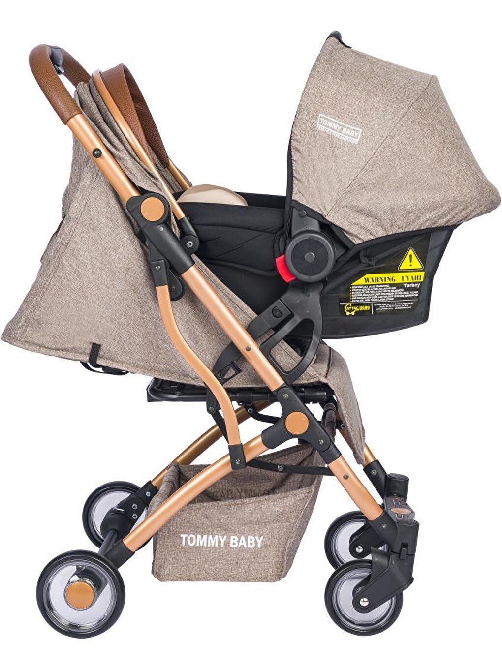 Mia Kabin Travel Bebek Arabası Gold Kabin Boy-4