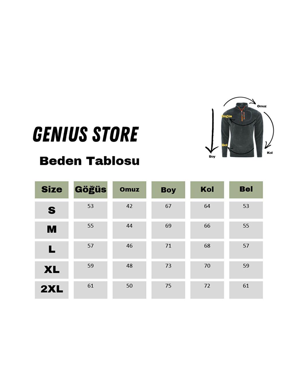 GENIUS STORE Lacivert Erkek Polar Renkli Yarım Fermuarlı Cepli Tactical Flecee - 5