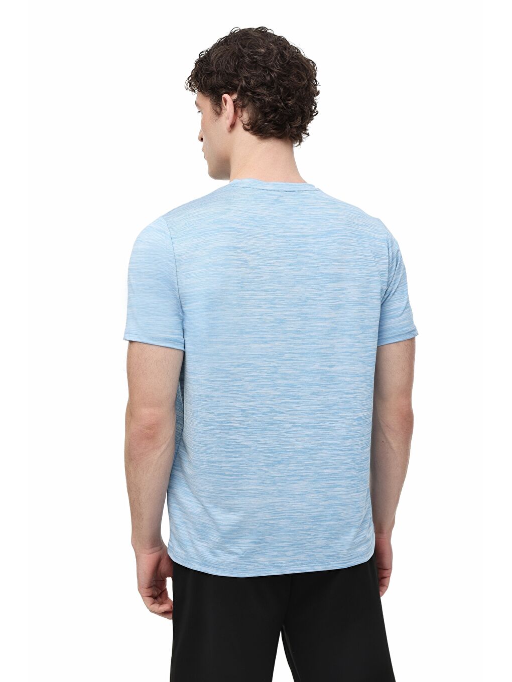 Karışık MB CT1328 MLN T-SH 6FX Mavi Erkek Kısa Kol T-Shirt-1