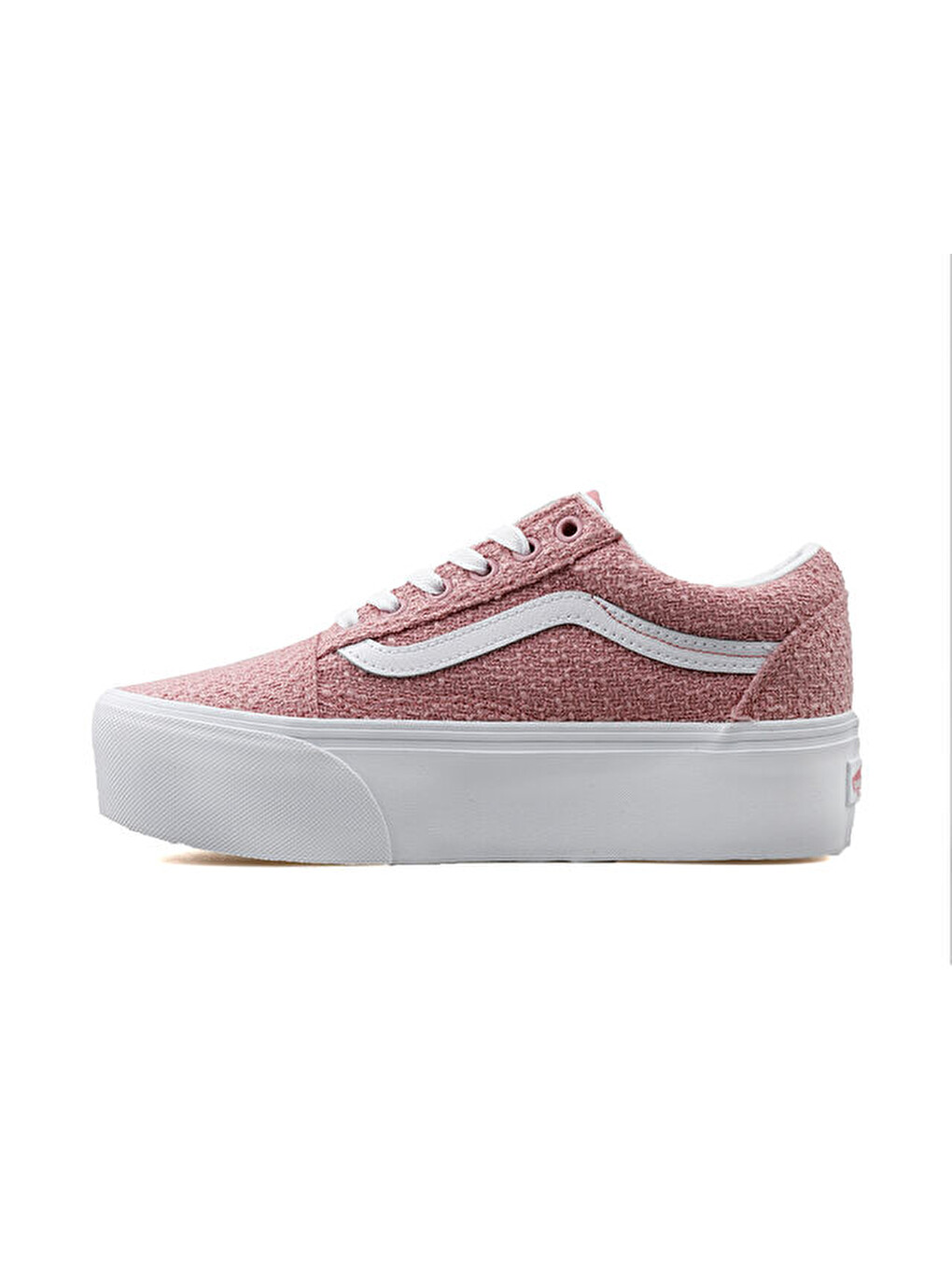 Old Skool Stackform Kadın Günlük Ayakkabı Vn0009pzc3s1 Pembe-1