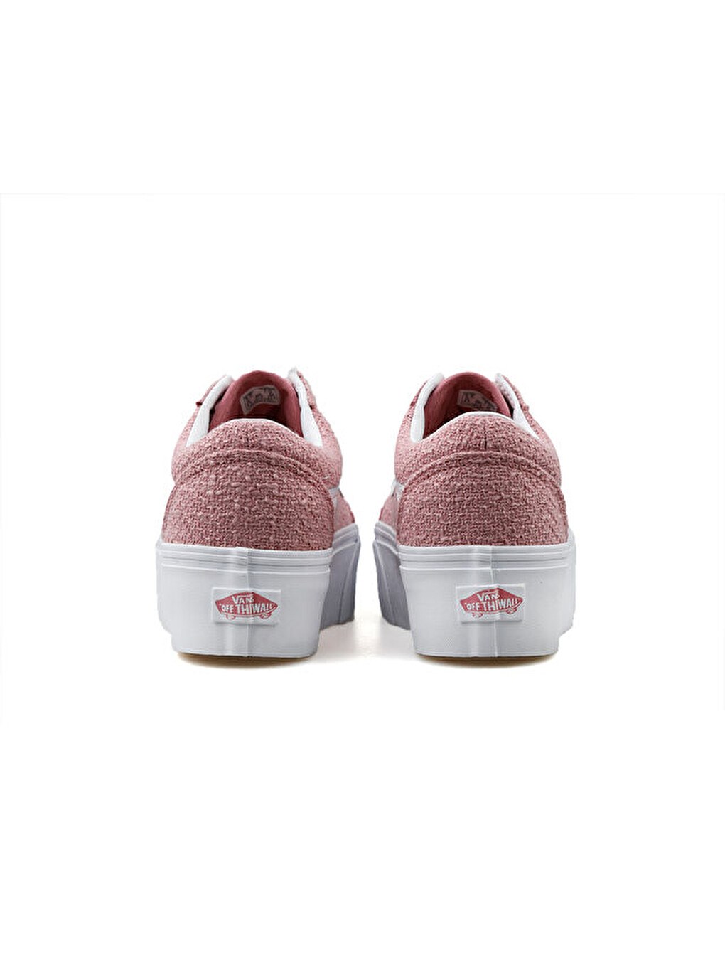 Old Skool Stackform Kadın Günlük Ayakkabı Vn0009pzc3s1 Pembe-3