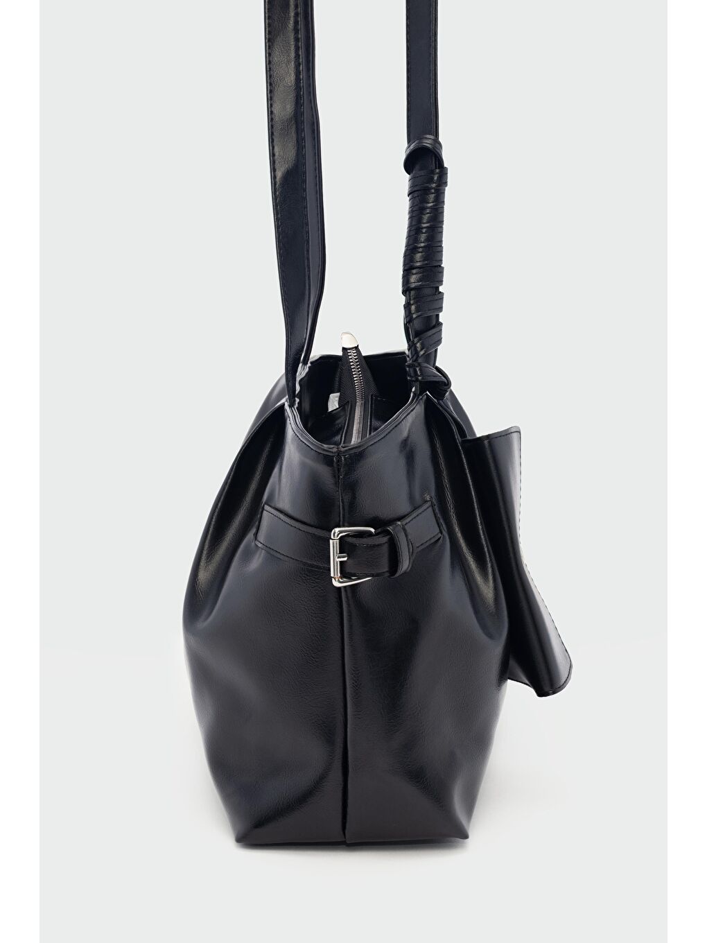 Bybo Vintage Omuz Çantası Siyah-4