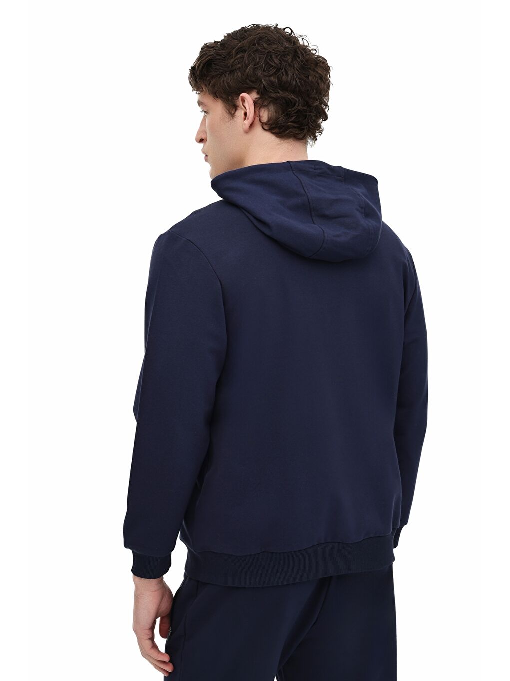 MB SN72 FZ HOD 6FX Lacivert Erkek Fermuarlı Sweatshirt-1