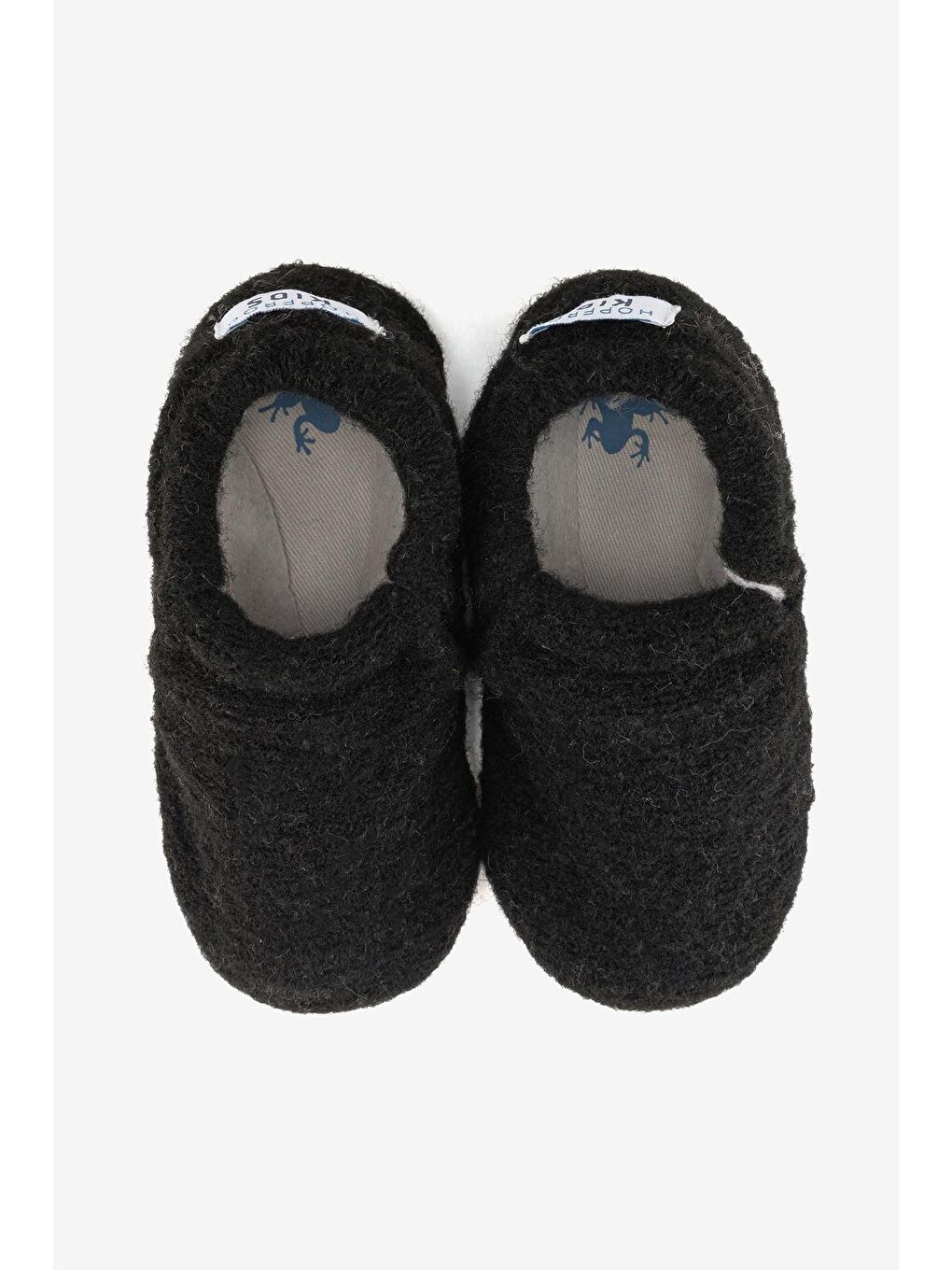 Hopfrög Recycled Woo Wooly Yünlü Siyah Barefoot Patik (Hediye Seti)