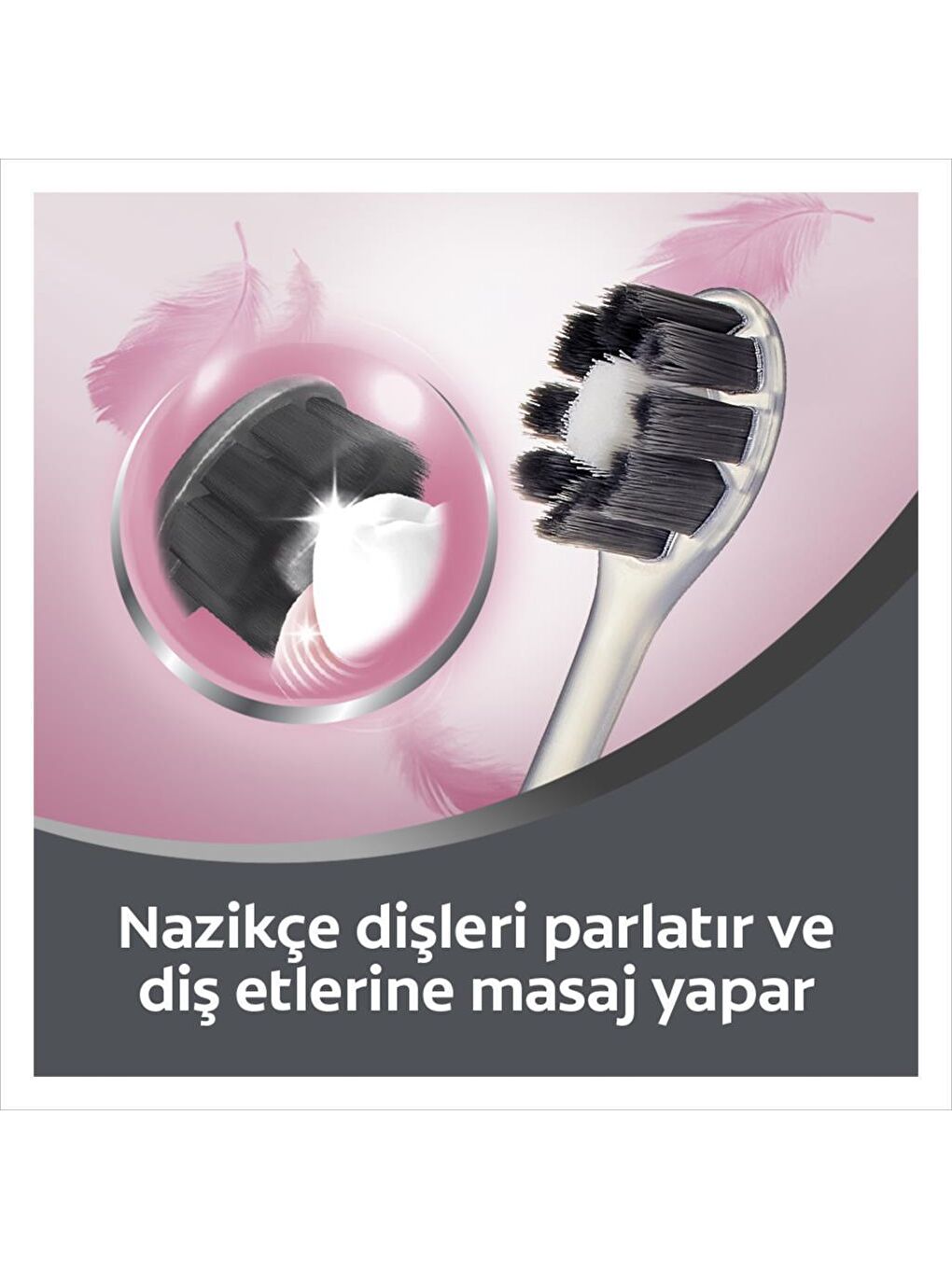 Colgate Siyah FoamSoft Siyah Yumuşak Diş Fırçası x2 Adet + Fırça Kabı Hediye - 3