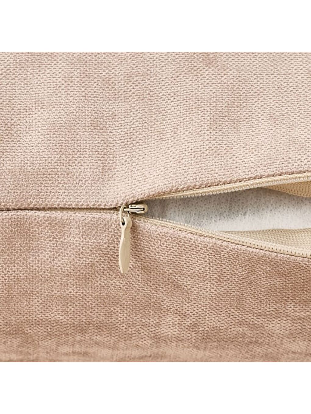 Gri Soft Asas Kırlent - Taş - 45x45 cm-3