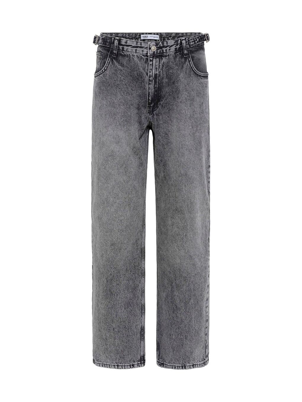 Relaxed Fit Jean Gri-1
