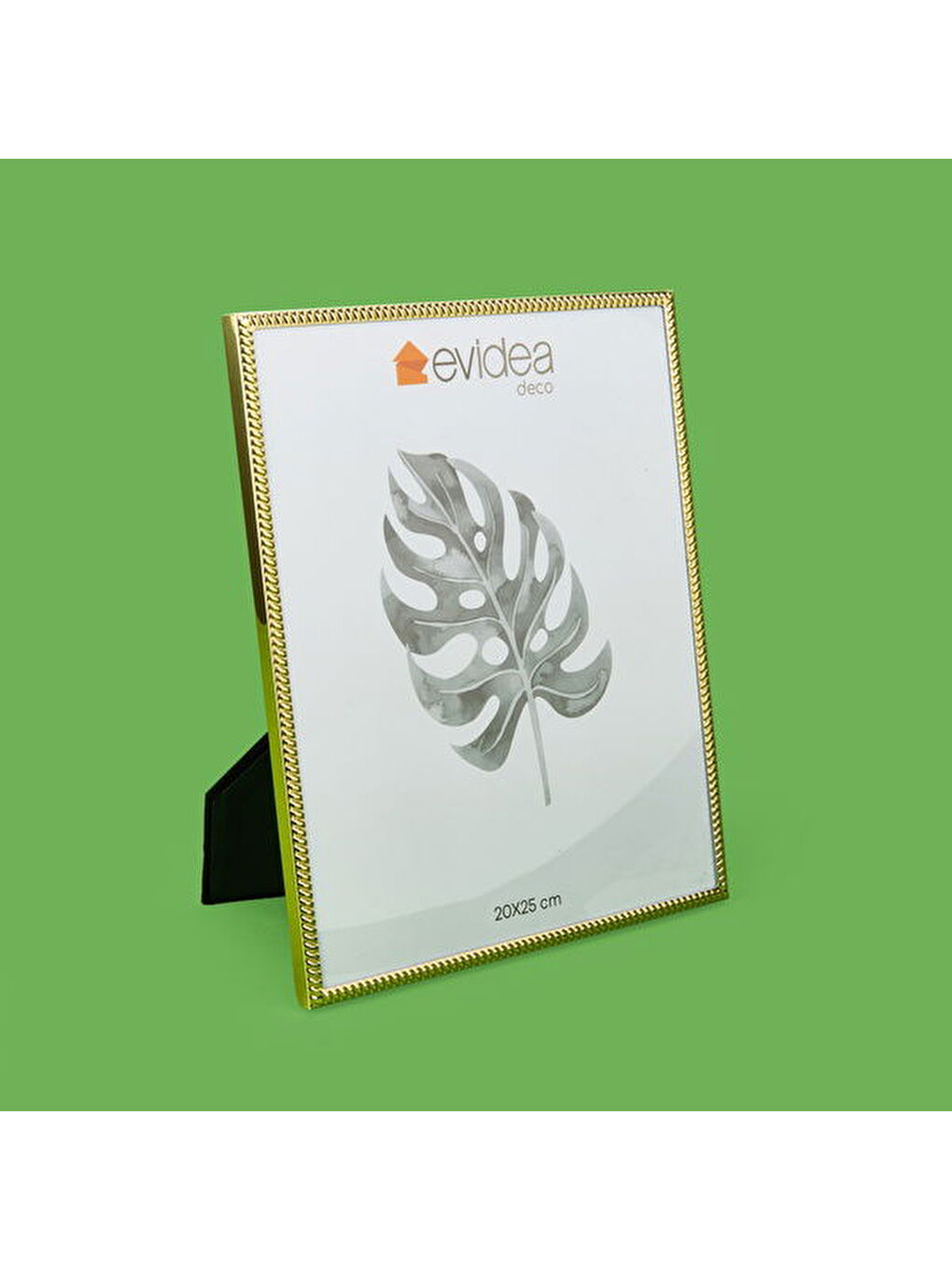 Sarı Deco Tarento Fotoğraf Çerçevesi - Gold - 20x25 cm-1