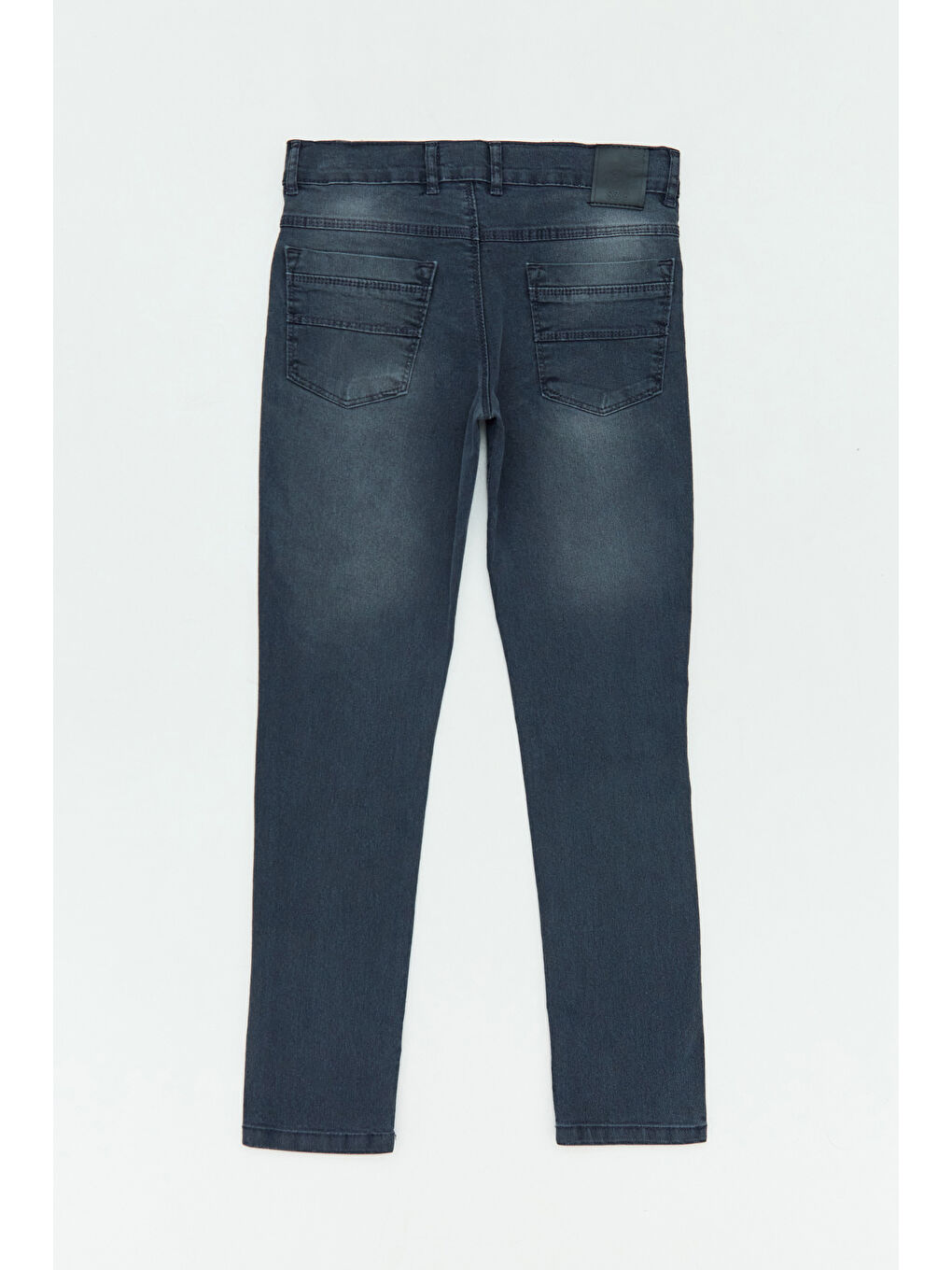 Gri Düğmeli Erkek Çocuk Jean-1