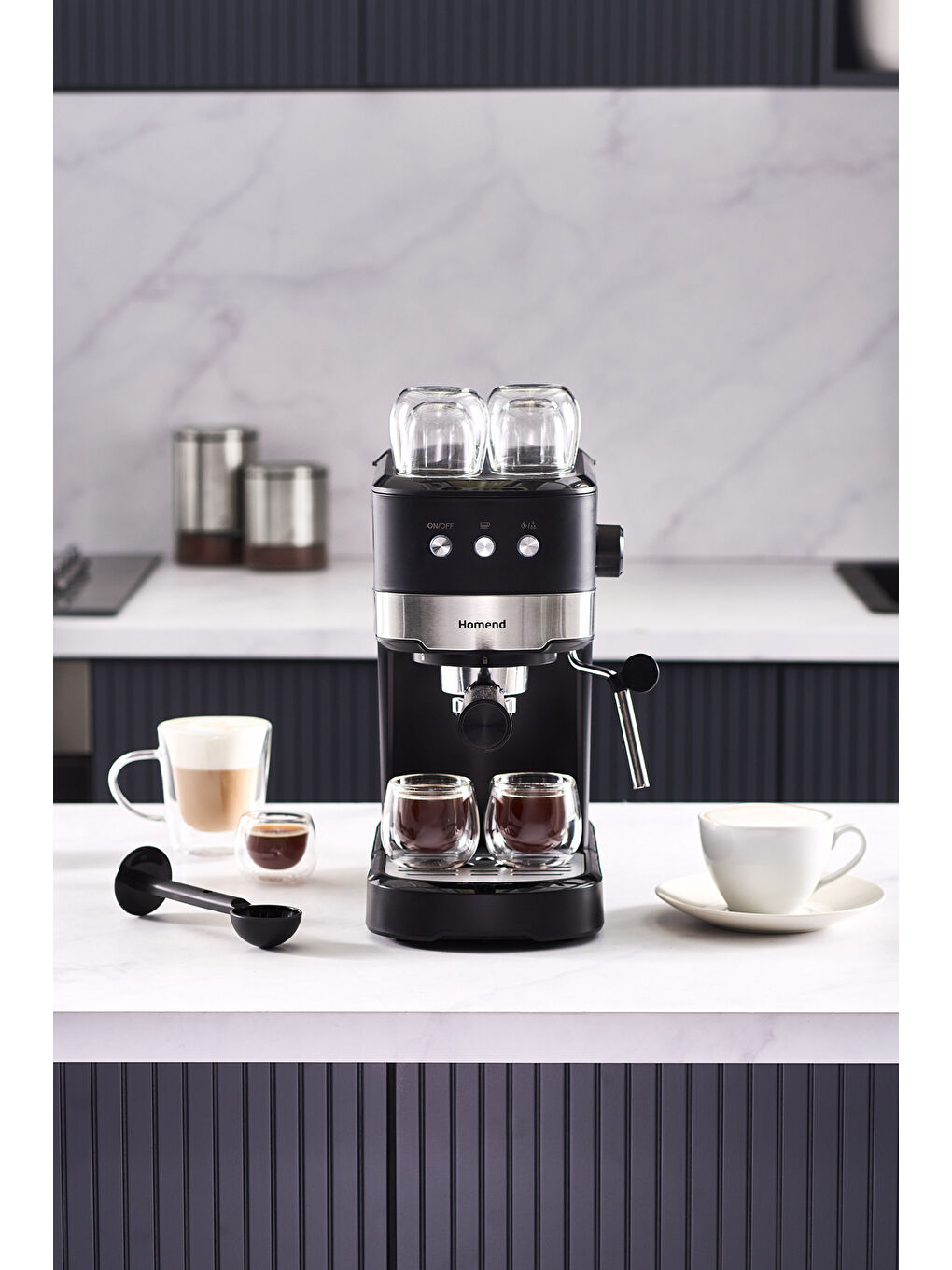 Coffeebreak 5011H Süt Köpürtücülü, 15 Bar Basınçlı Espresso Makinesi 1100W 1,2L-2