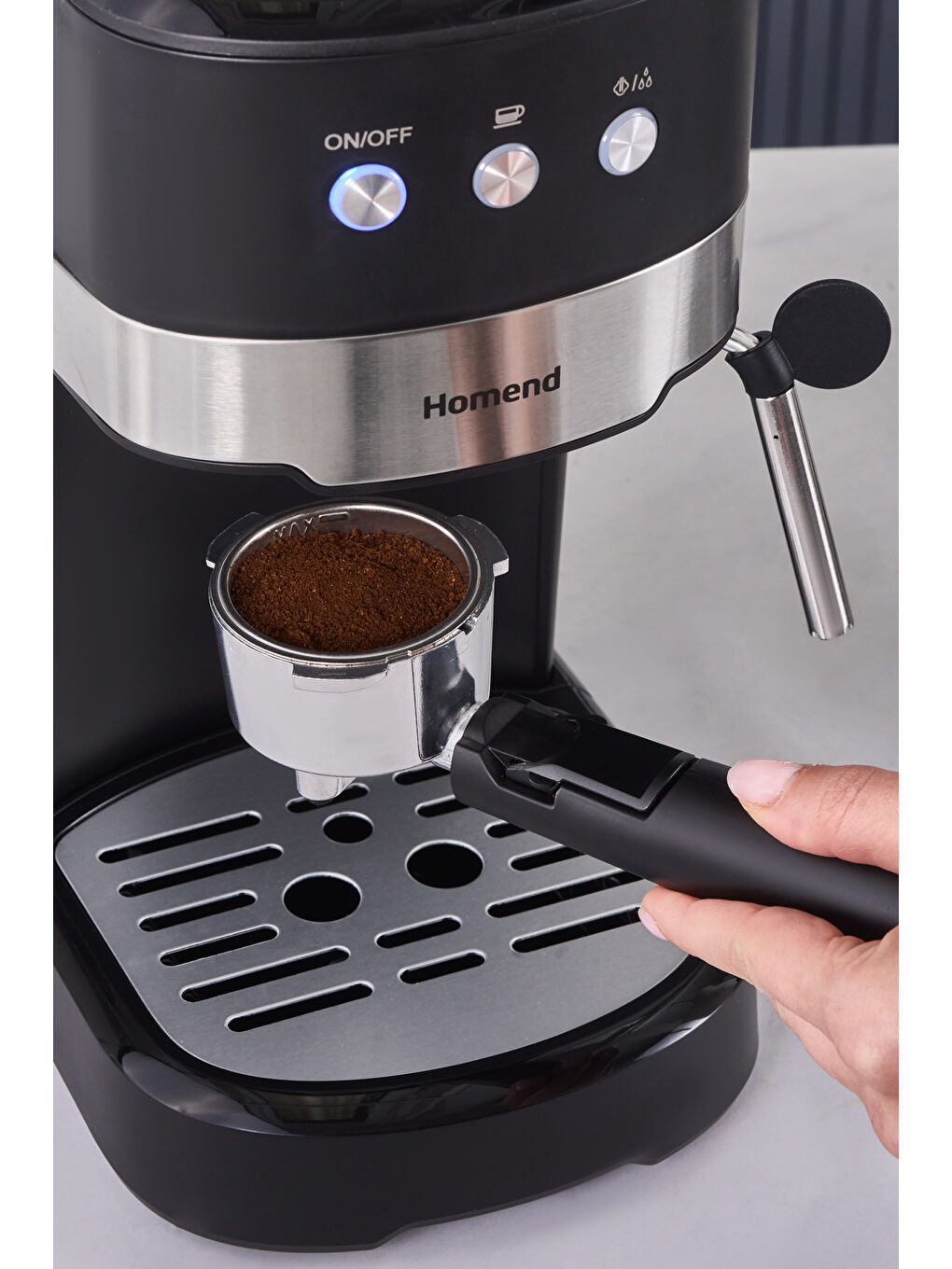 Coffeebreak 5011H Süt Köpürtücülü, 15 Bar Basınçlı Espresso Makinesi 1100W 1,2L-3