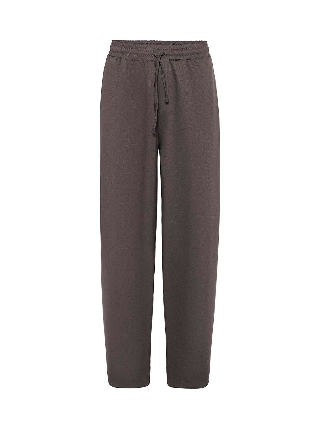 Gri Bel Lastikli Baggy Erkek Pantolon Füme-1