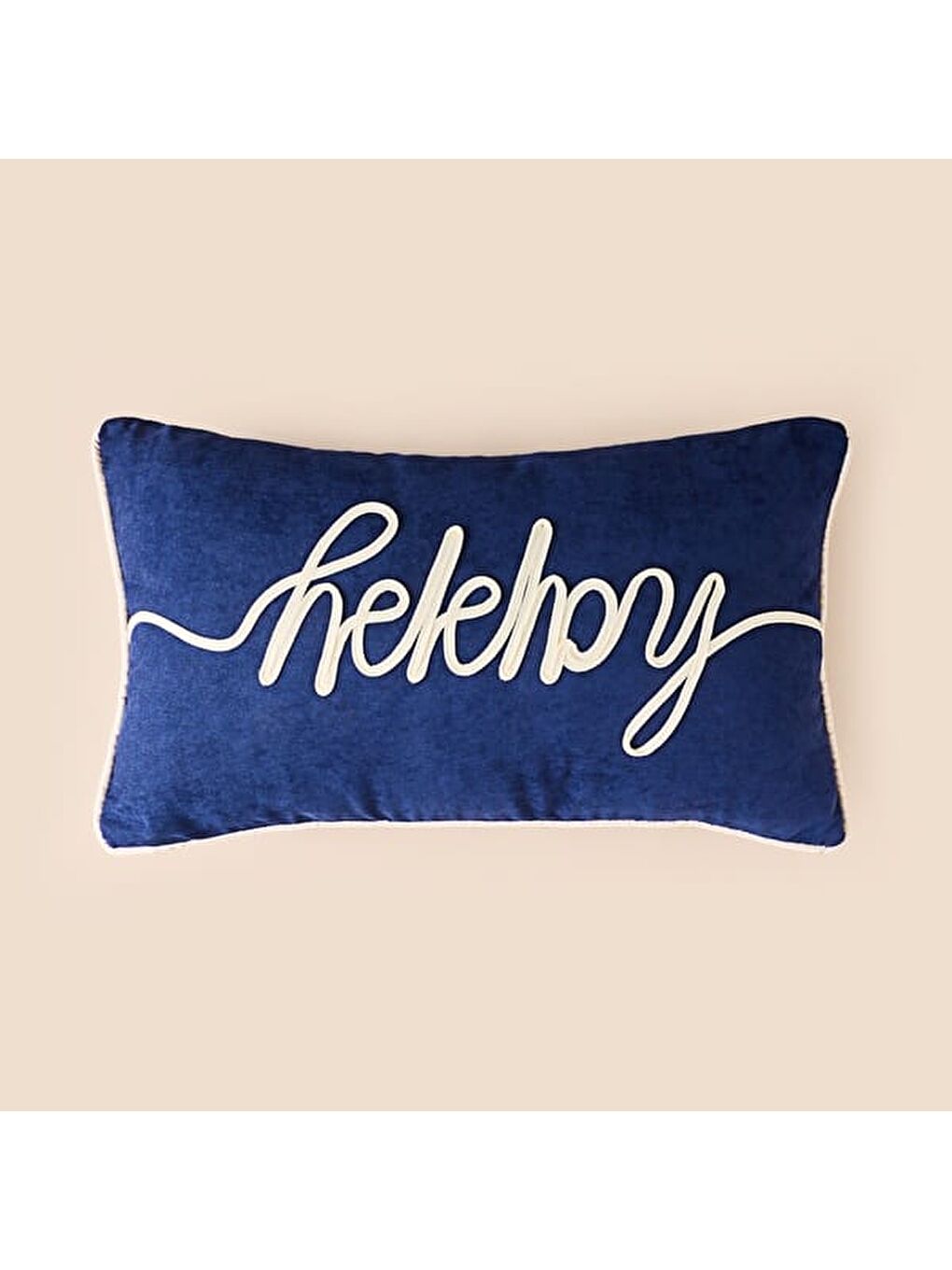 Soft Happy Kırlent - Lacivert - 30x50 cm-1