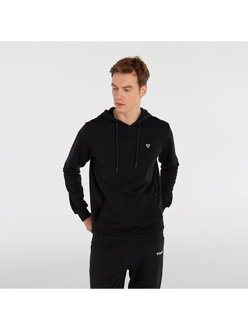 T-Ic Ico Erkek Siyah Kapüşonlu Sweatshirt