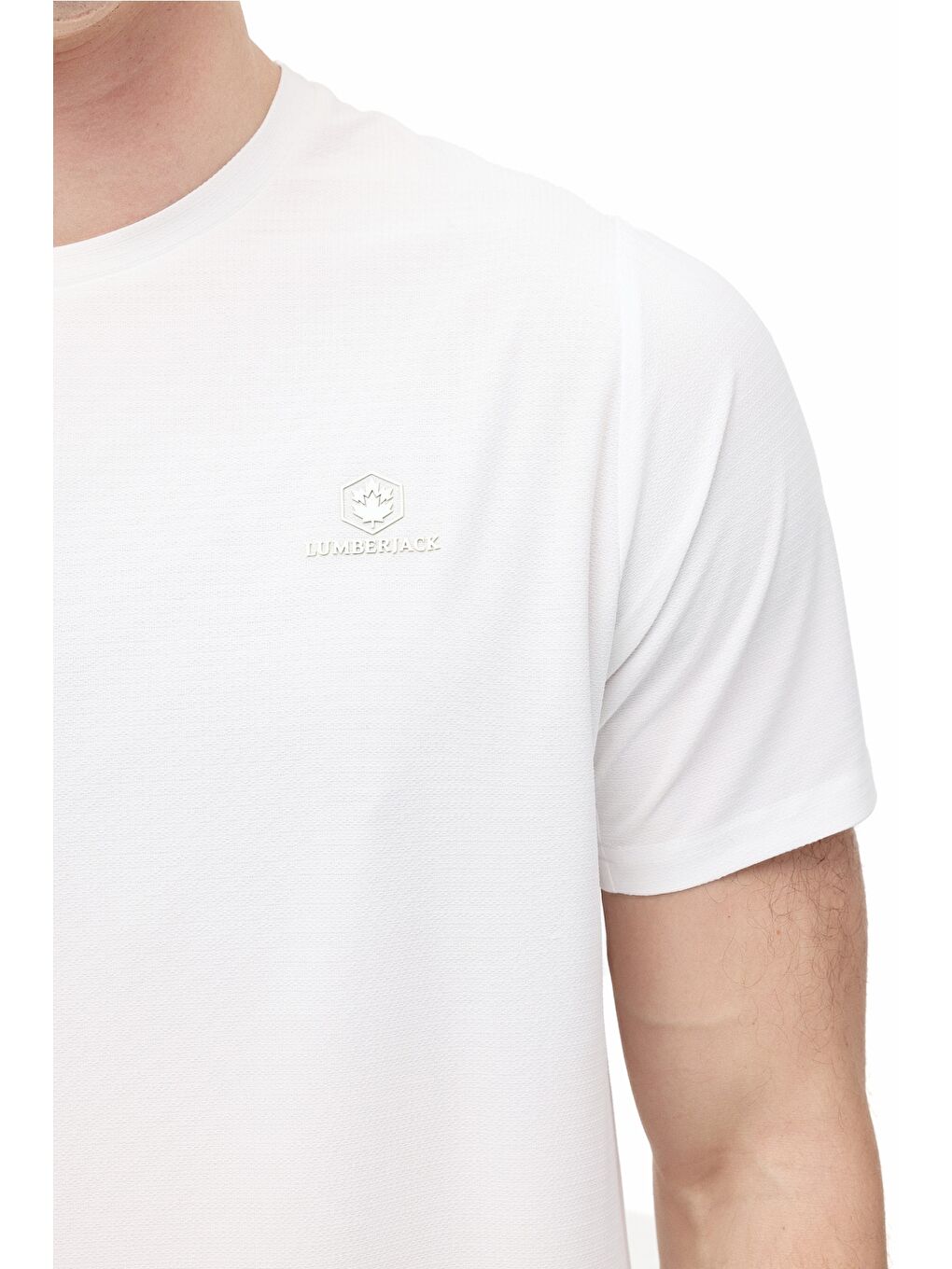 ML JAMES 11-PRF-411 6FX Beyaz Erkek Kısa Kol T-Shirt-3