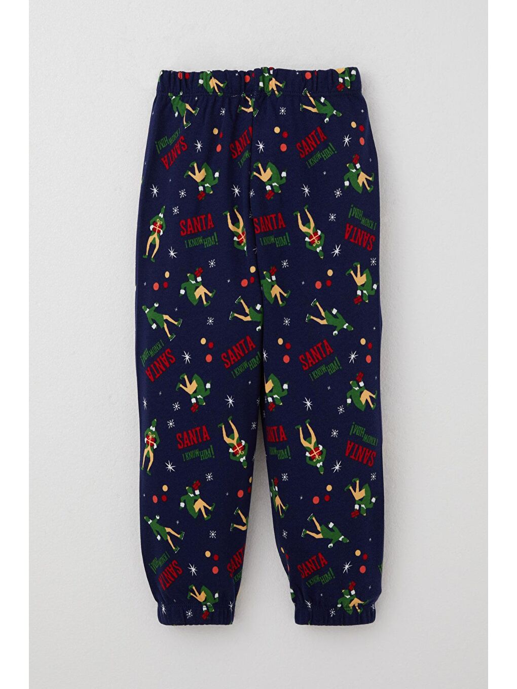 Erkek Bebek Pijama Takımı Eğlenceli Baba Desenli Lacivert (9 Ay-3 Yaş)-4