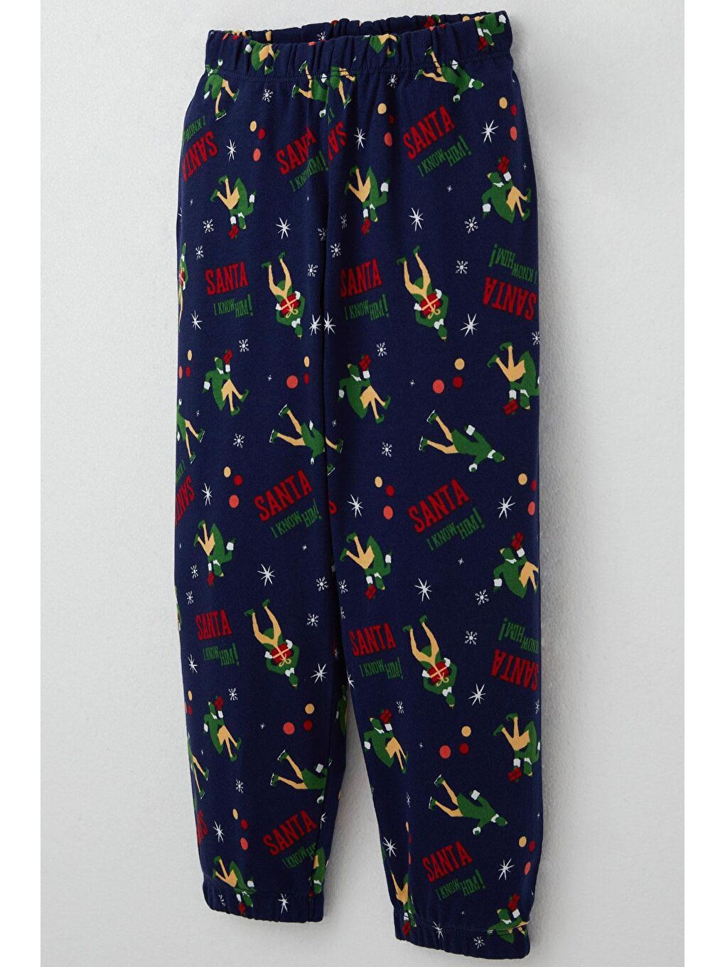 Erkek Bebek Pijama Takımı Eğlenceli Baba Desenli Lacivert (9 Ay-3 Yaş)-6