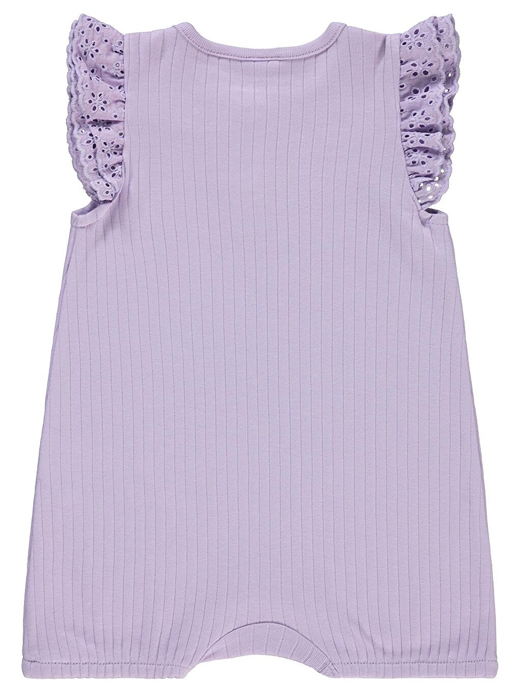 Baby Kız Bebek Patiksiz Tulum 6-18 Ay Lila-1