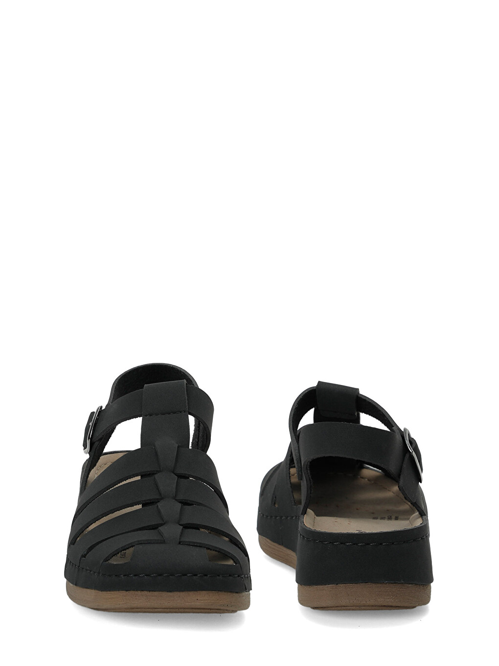 167506.Z Siyah Kadın Comfort Sandalet-4