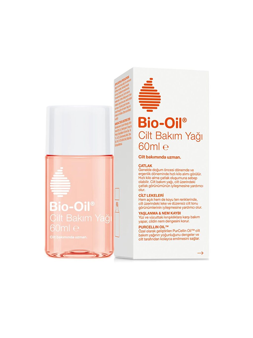 BIO OIL Renksiz Çatlak Karşıtı & Nemlendirici Cilt Bakım Yağı 60 ml + 125 ml (2'li paket) - YENİ FORMÜL - 1