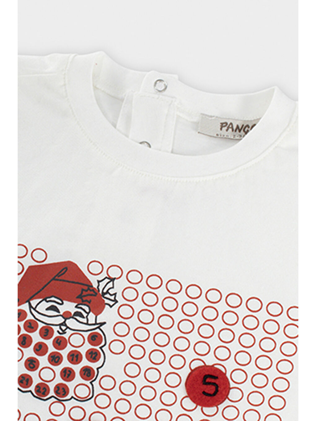 Erkek Bebek Yılbaşı Temalı Kırmızı Pijama Takımı-2