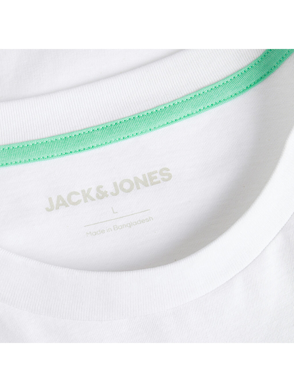 Lijah Crew Neck Erkek Beyaz Yuvarlak Yaka Spor Tişört-2