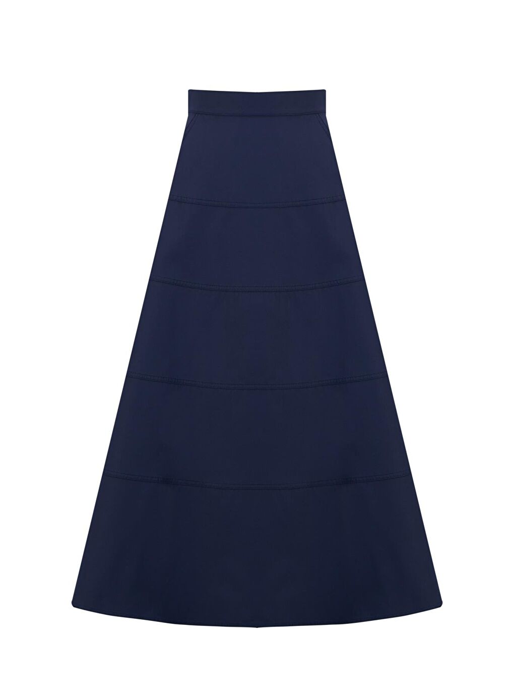 Mavi Dikiş Detaylı Etek 25Y1801 İndigo-4