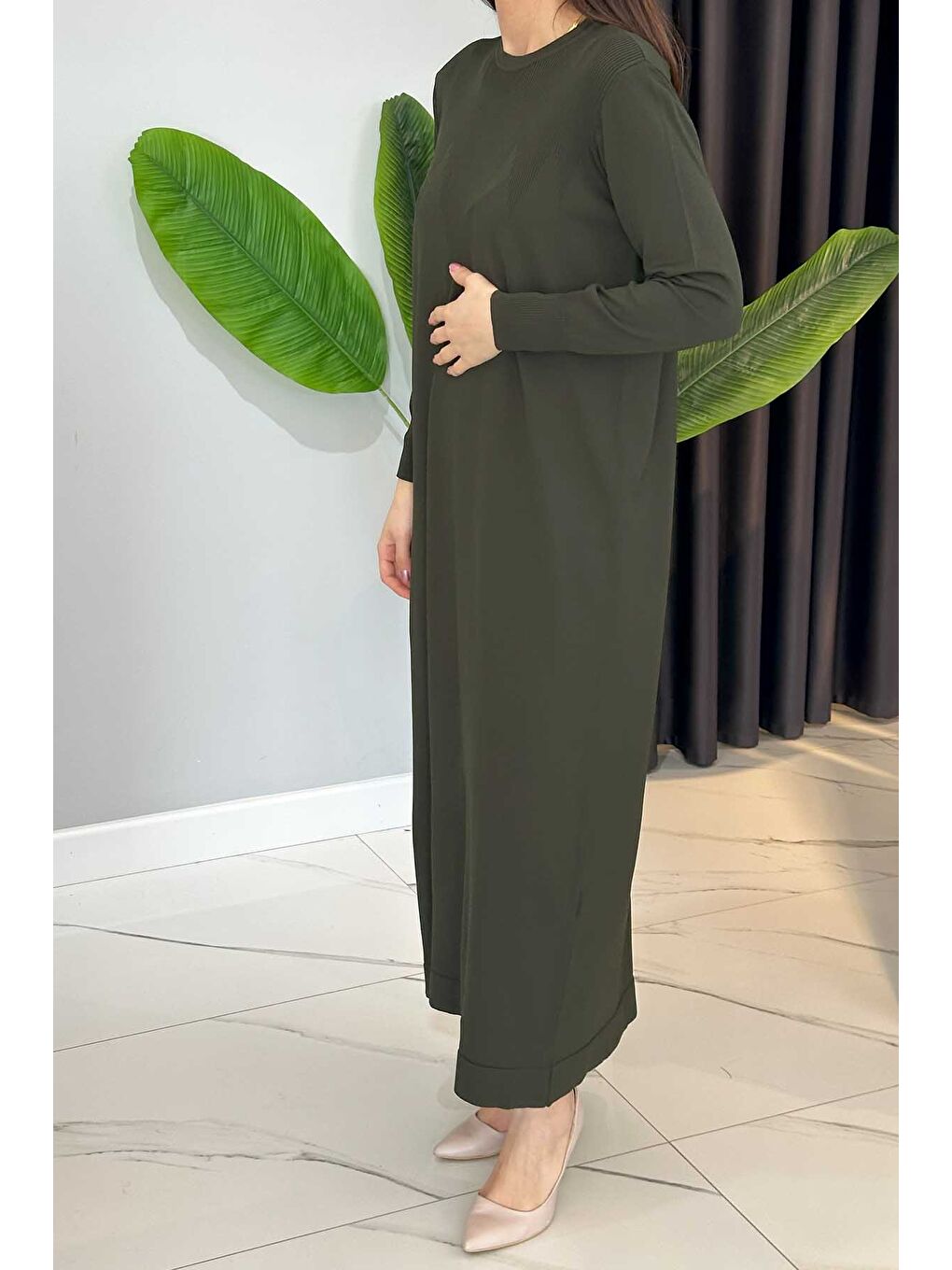 Elbise 1420 Acı Yeşil-1