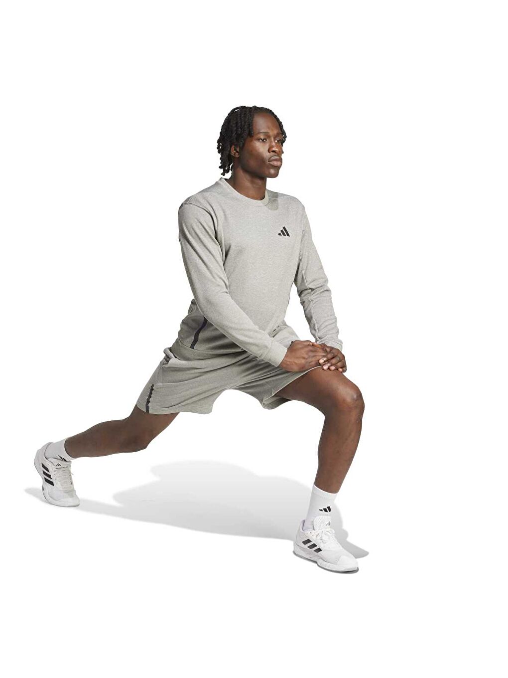 Gg Crew Erkek Gri Sweatshirt-2